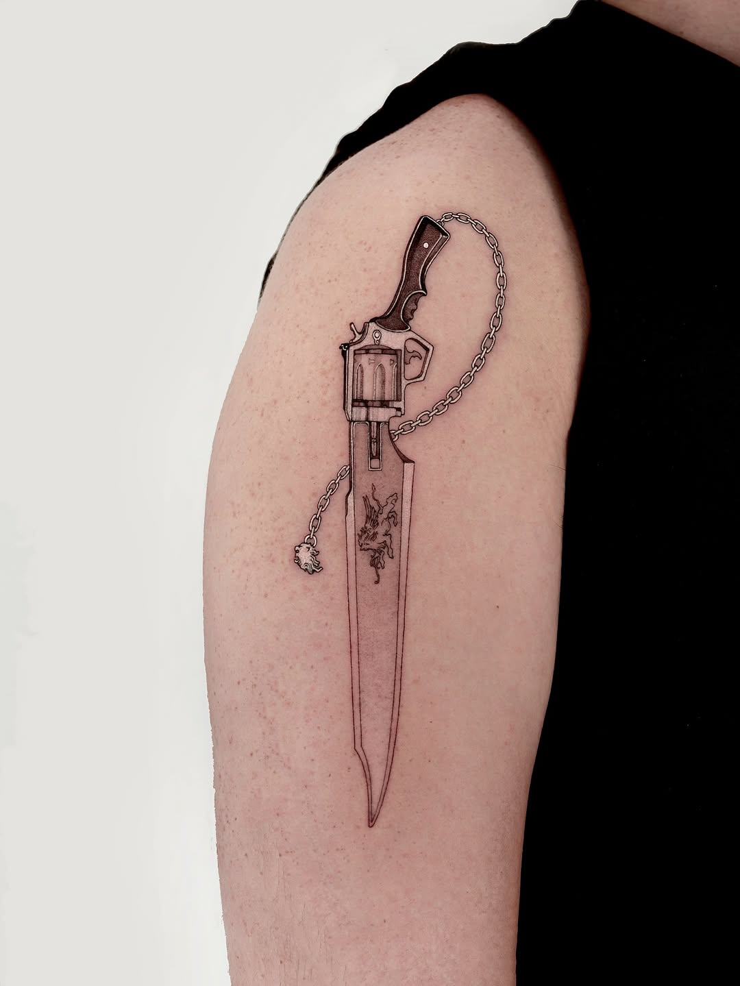 Tattoo by @pobitattoo — fine_line, chicano