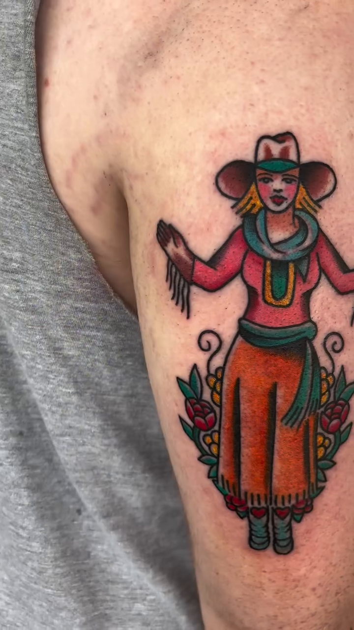 Tattoo by @aaronmasterstattoos — american_traditional, illustrative