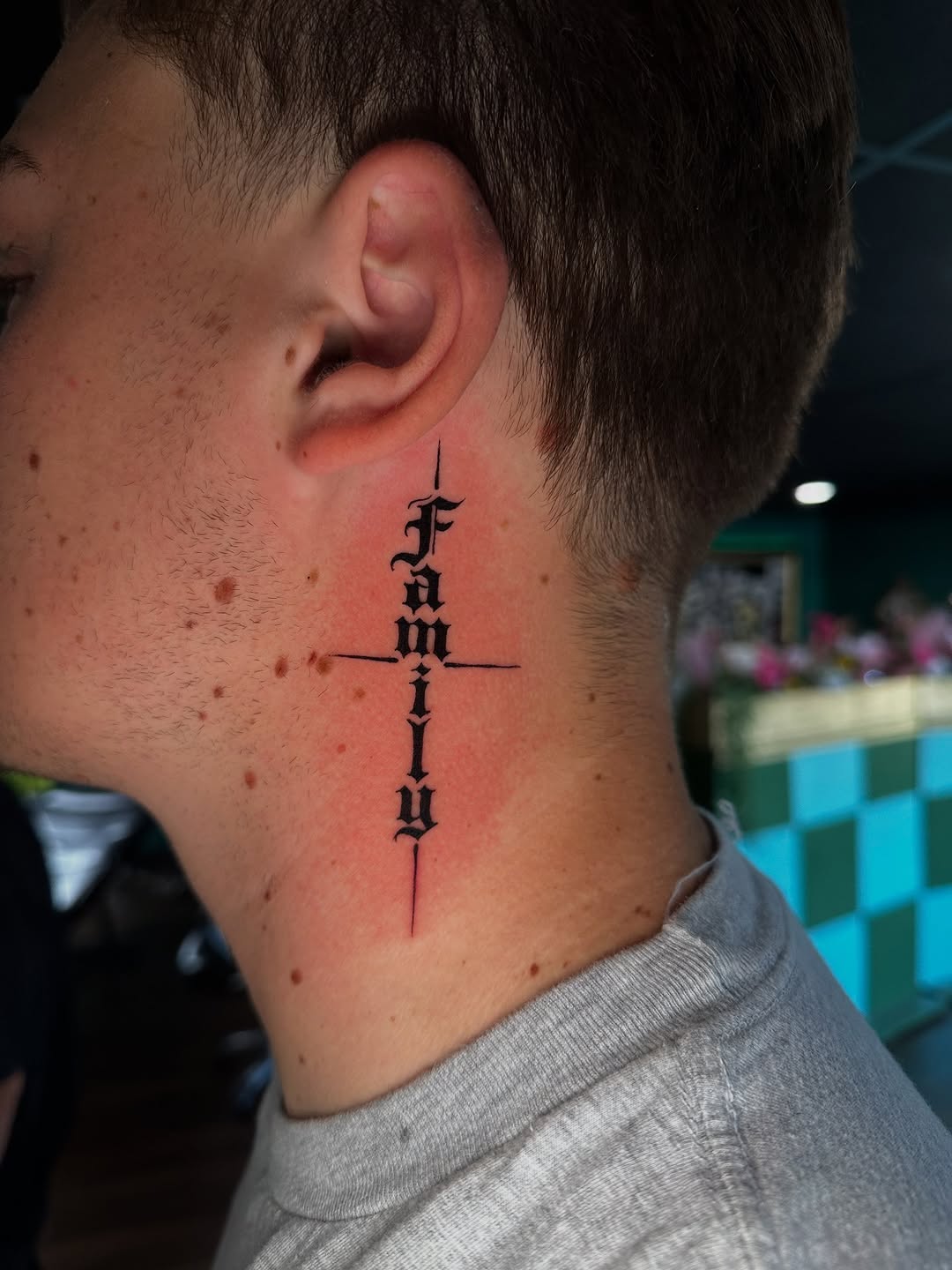 Tattoo by @marioflorestattoo — lettering_script, blackwork