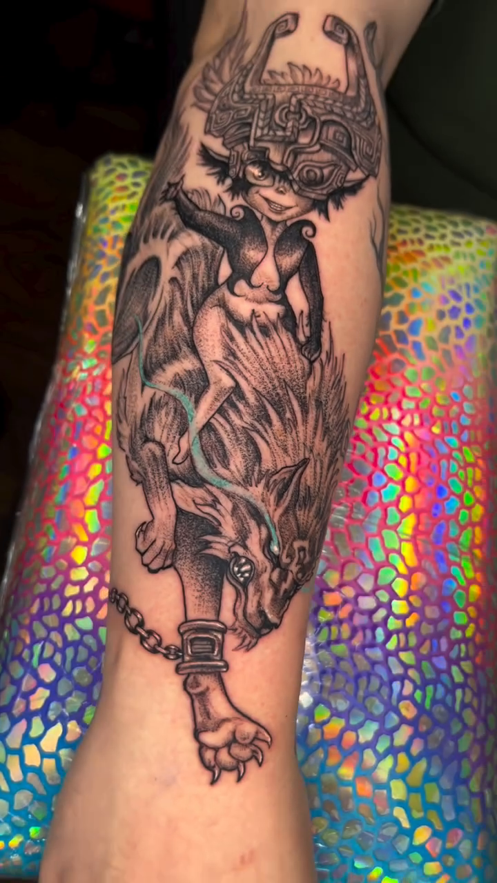 Tattoo by @tallartist — black_and_grey, realism