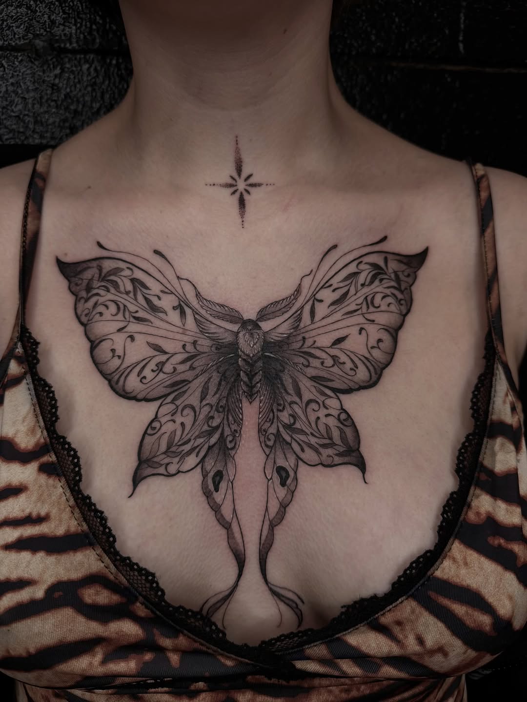 Tattoo by @wendys.ink — black_and_grey, ornamental