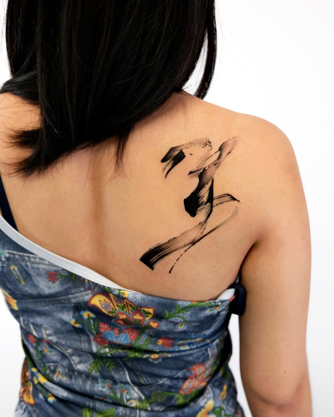 Tattoo by @mukyeon_tattoo — blackwork, lettering_script
