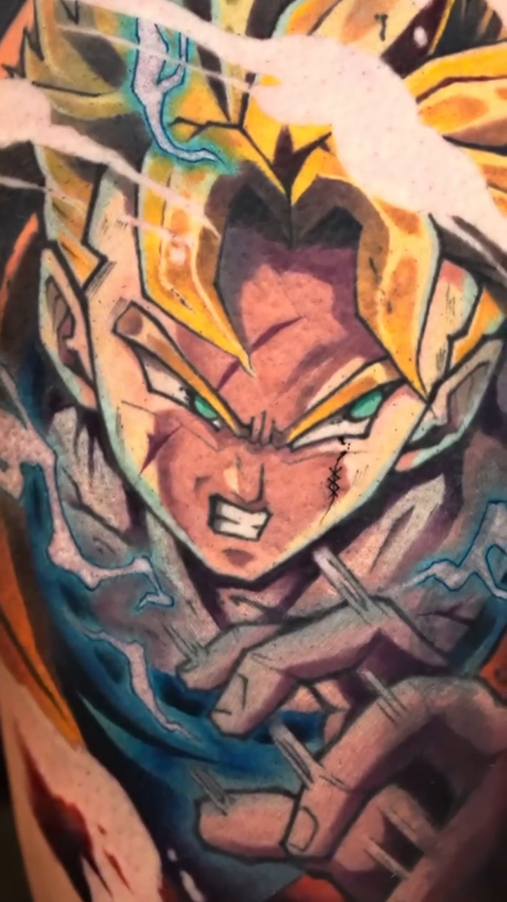 Tattoo by @skeleto.regnare β anime