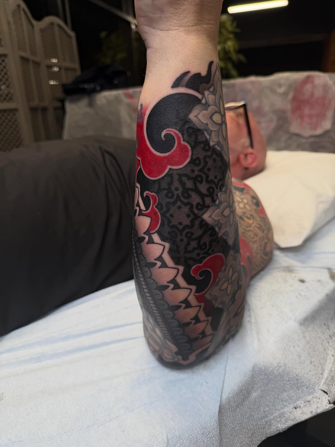 Tattoo by @iamnicholasblack — japanese_irezumi, blackwork