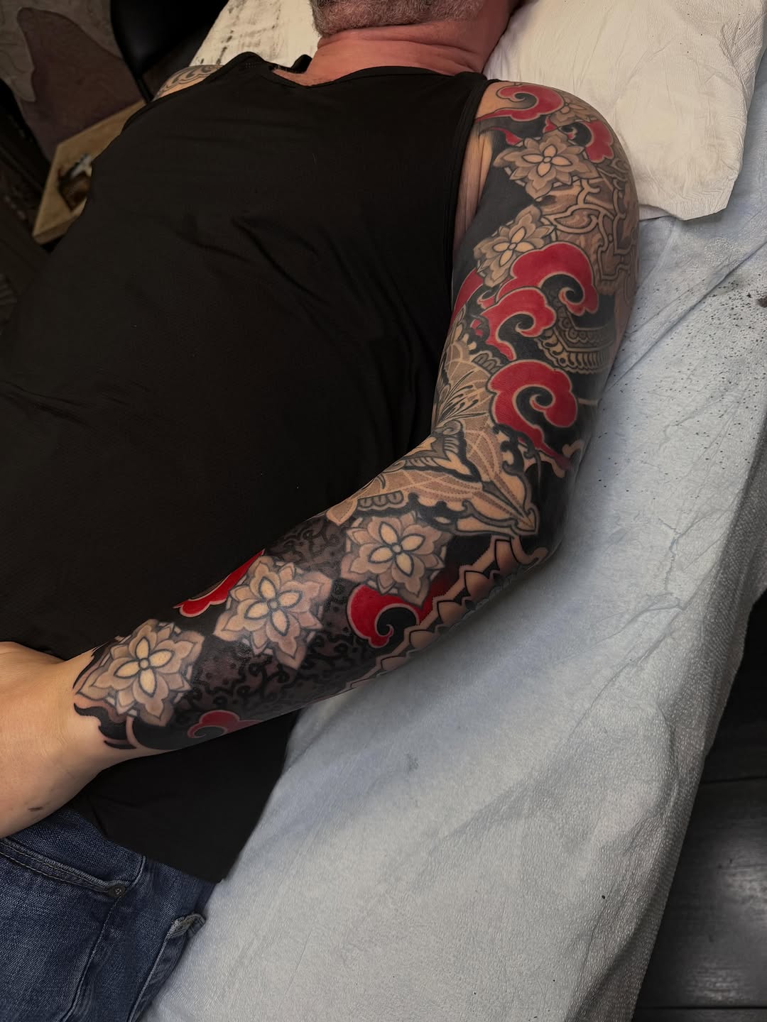 Tattoo by @iamnicholasblack — japanese_irezumi, black_and_grey