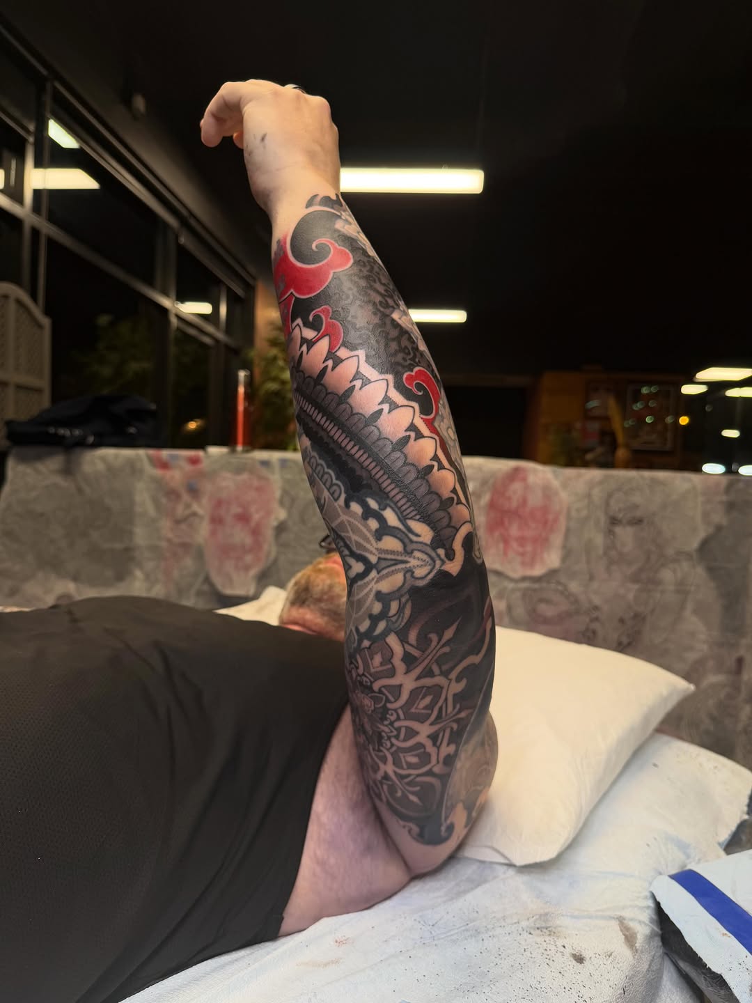 Tattoo by @iamnicholasblack — japanese_irezumi, black_and_grey