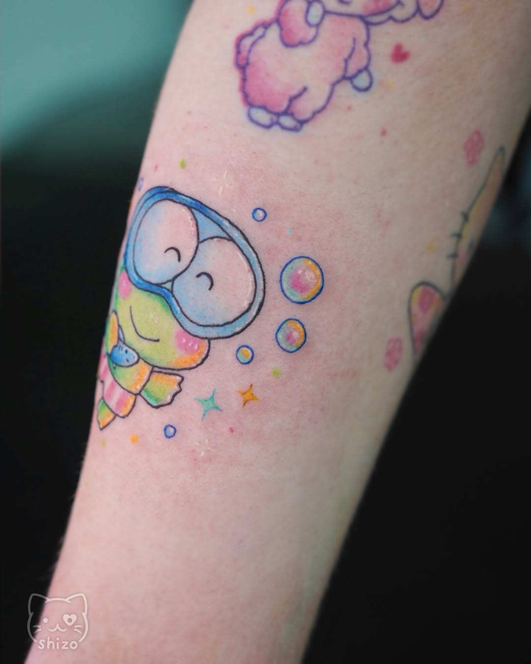 Tattoo by @shizo.tt β new_school, watercolor