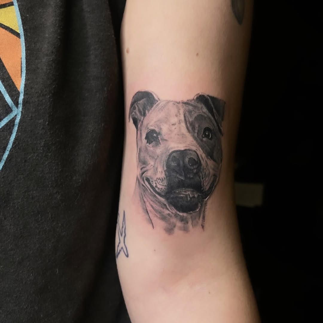 Tattoo by @gina.nvink — realism, black_and_grey