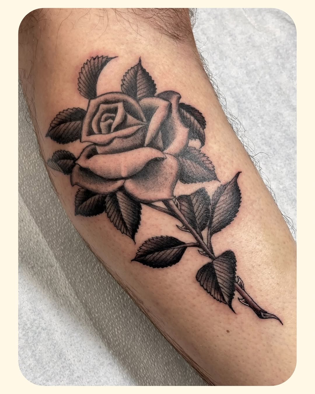 Tattoo by @samsonairlines — black_and_grey, realism