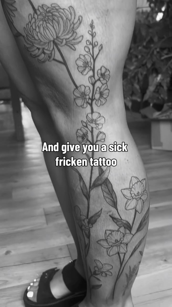 Tattoo by @tattoosbykage — illustrative, black_and_grey