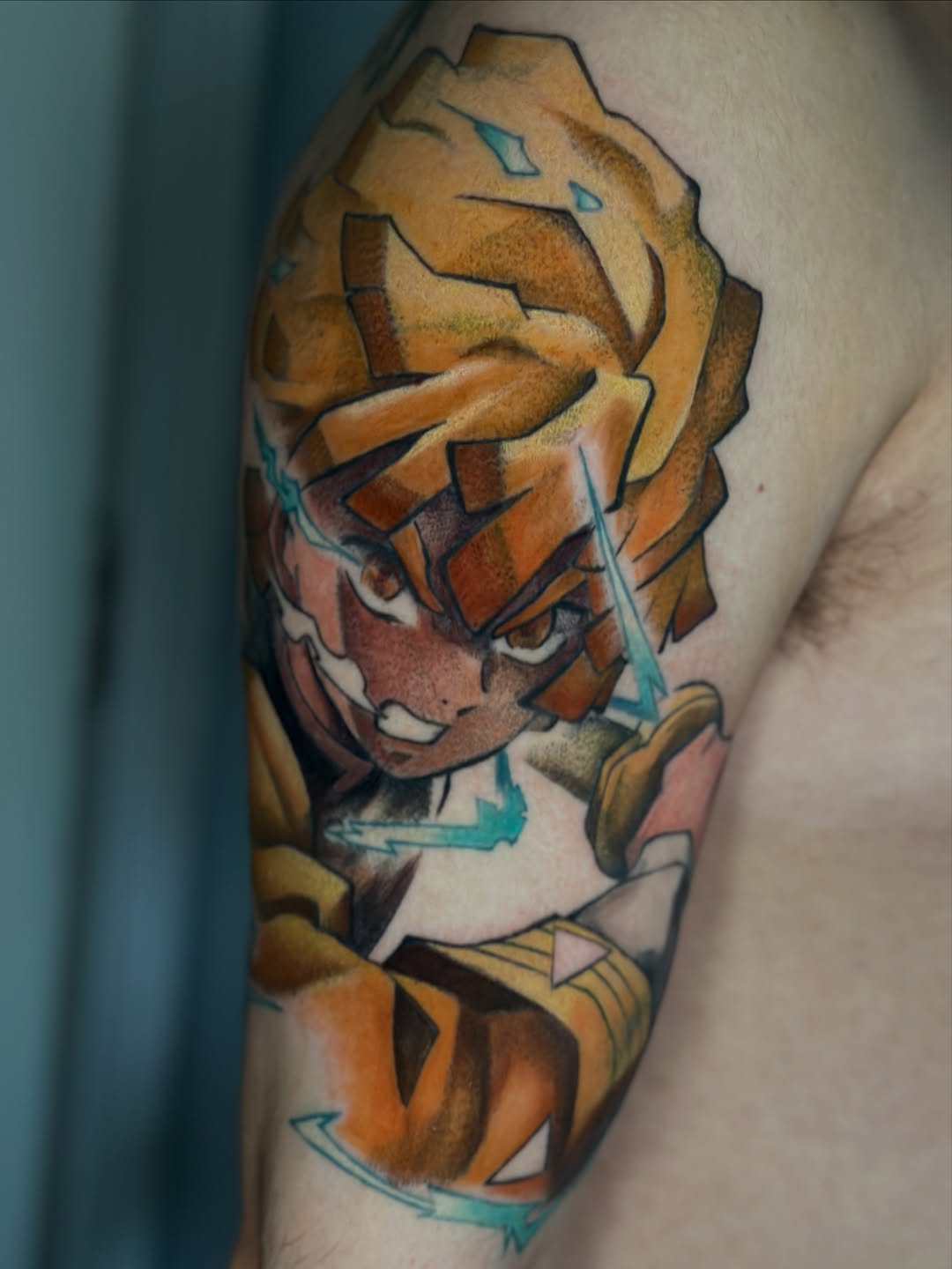 Tattoo by @tattooz_by_trent — anime, illustrative