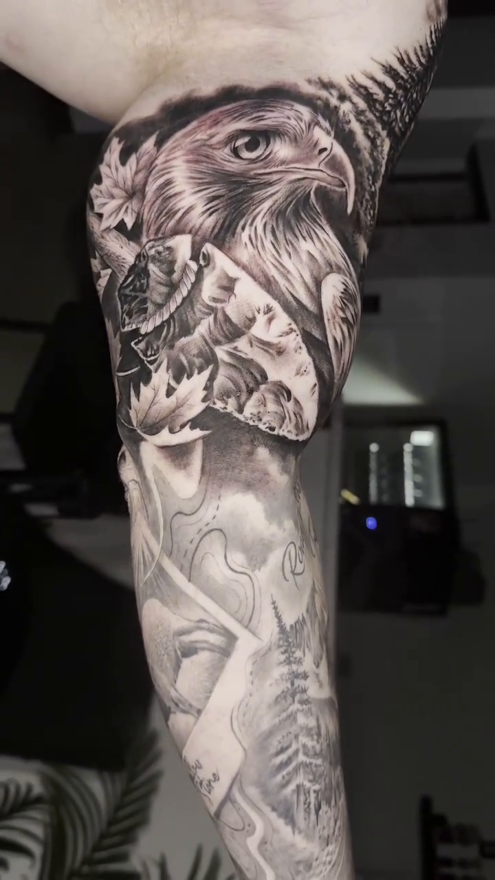 Tattoo by @valg703_tattoo — realism, black_and_grey