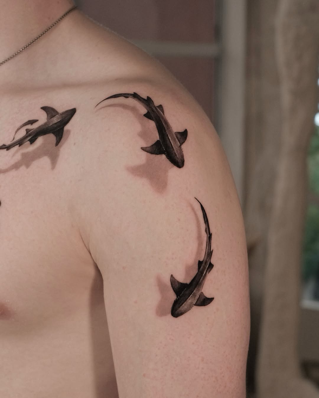 Tattoo by @dionne.tattoo โ realism, black_and_grey