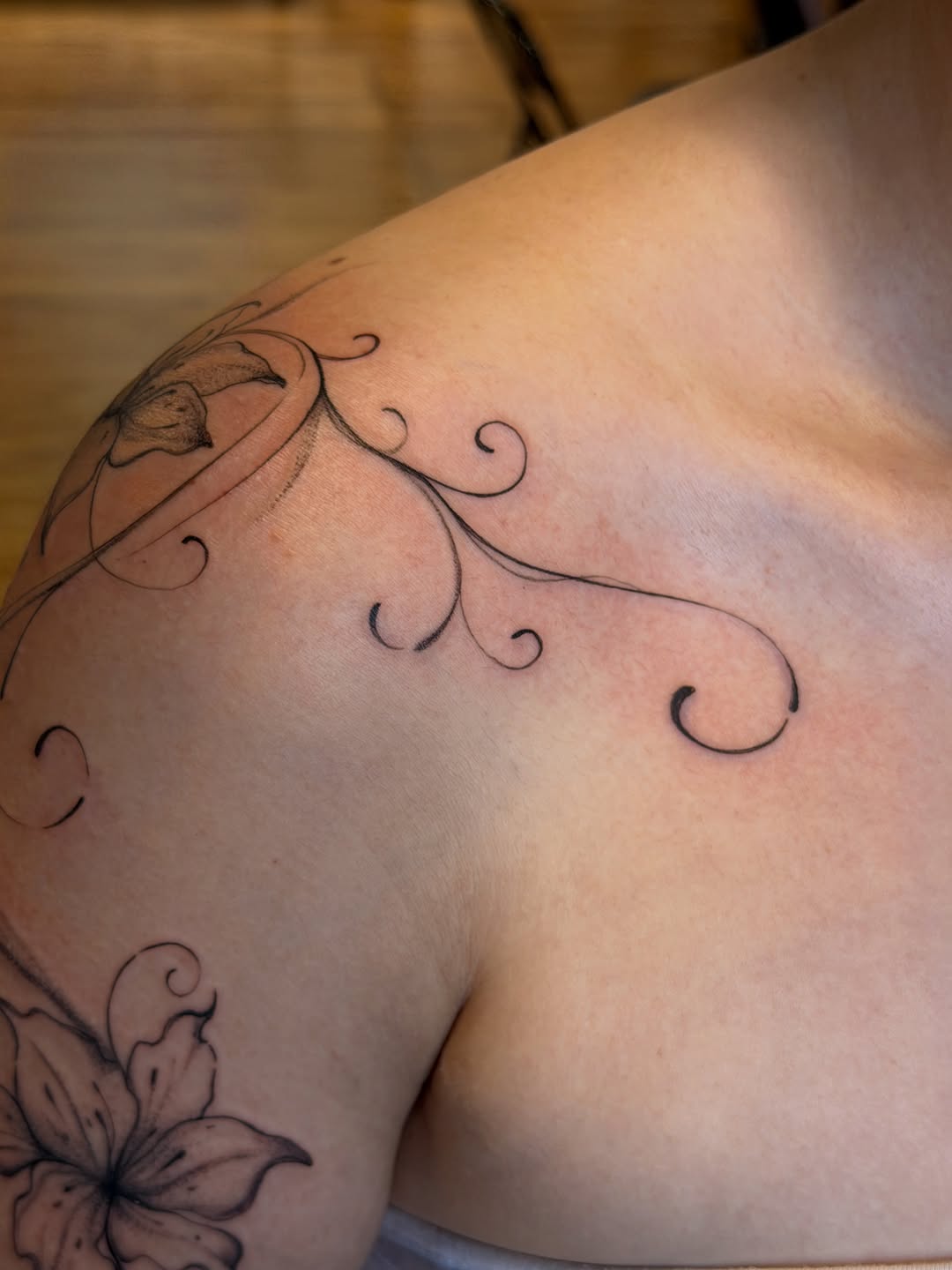 Tattoo by @stabalisim — fine_line