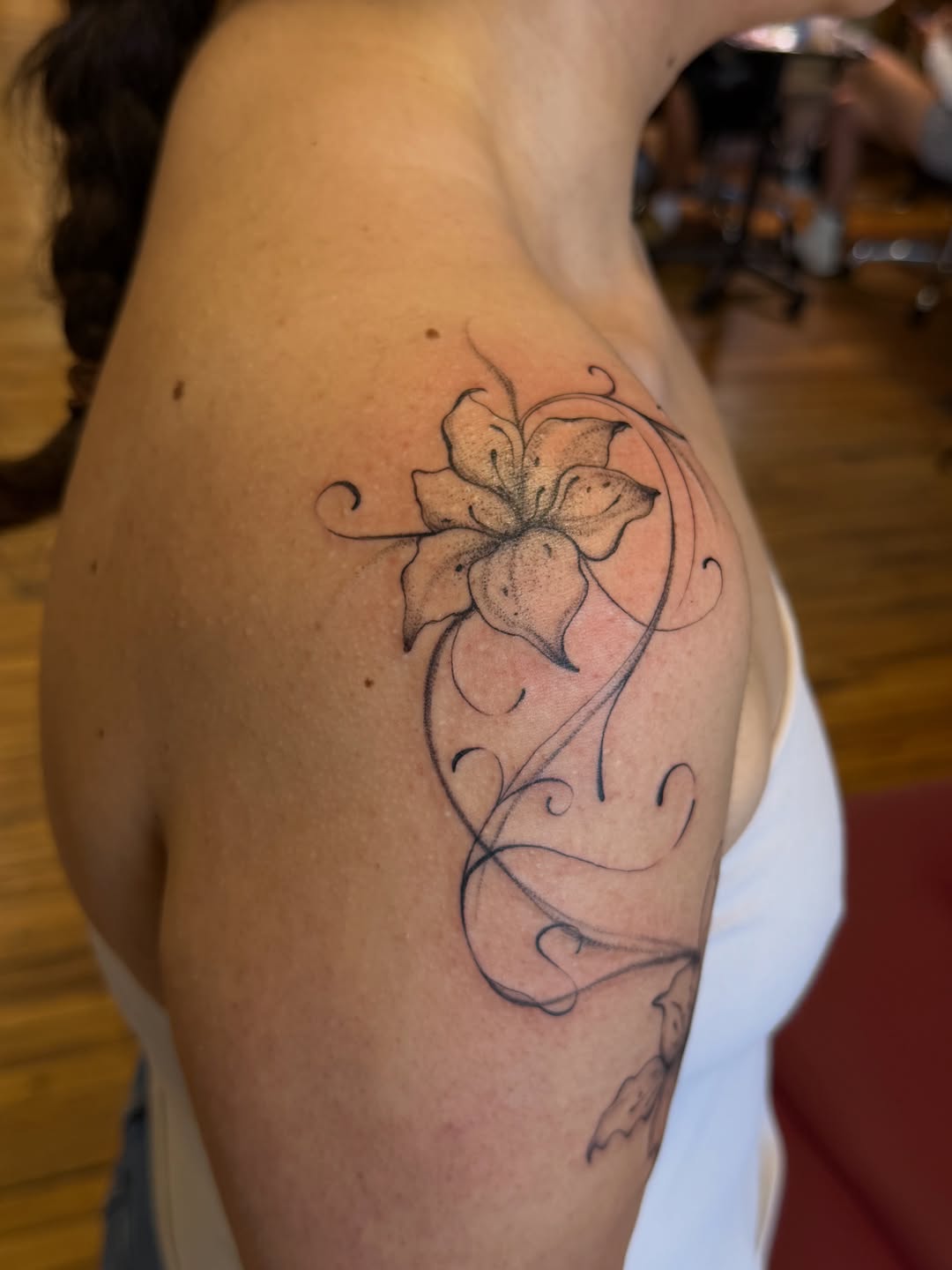 Tattoo by @stabalisim — fine_line