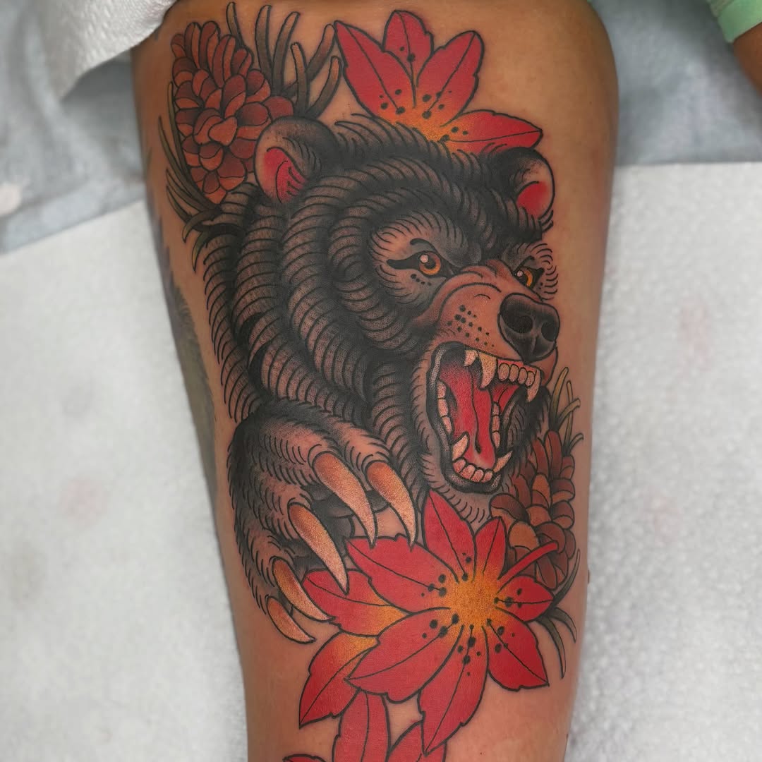 Tattoo by @codycollinstattoo — american_traditional, illustrative