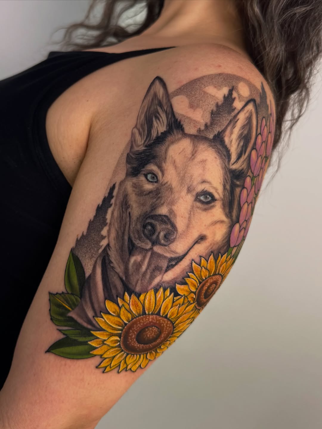 Tattoo by @tannerminocktattoos — realism, black_and_grey