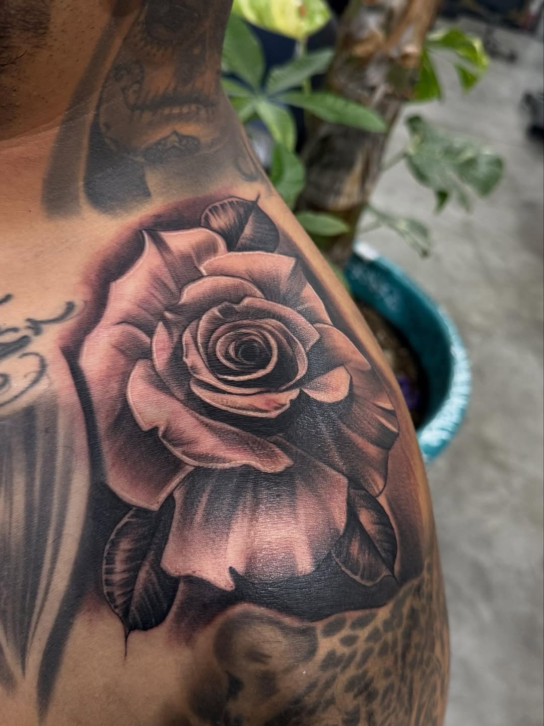 Tattoo by @tattoo_isaac562 โ realism, black_and_grey