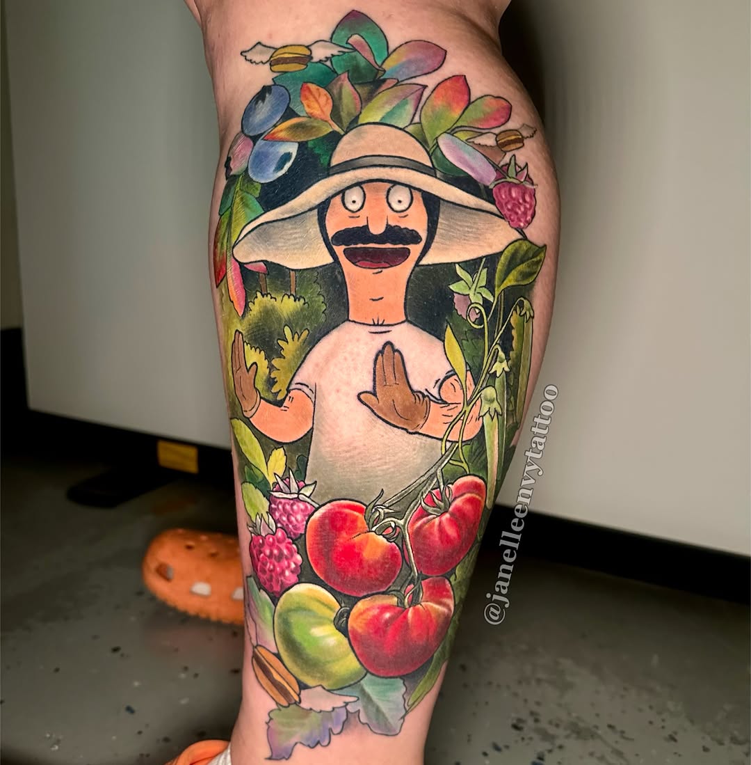 Tattoo by @janelleenvytattoo โ new_school, anime
