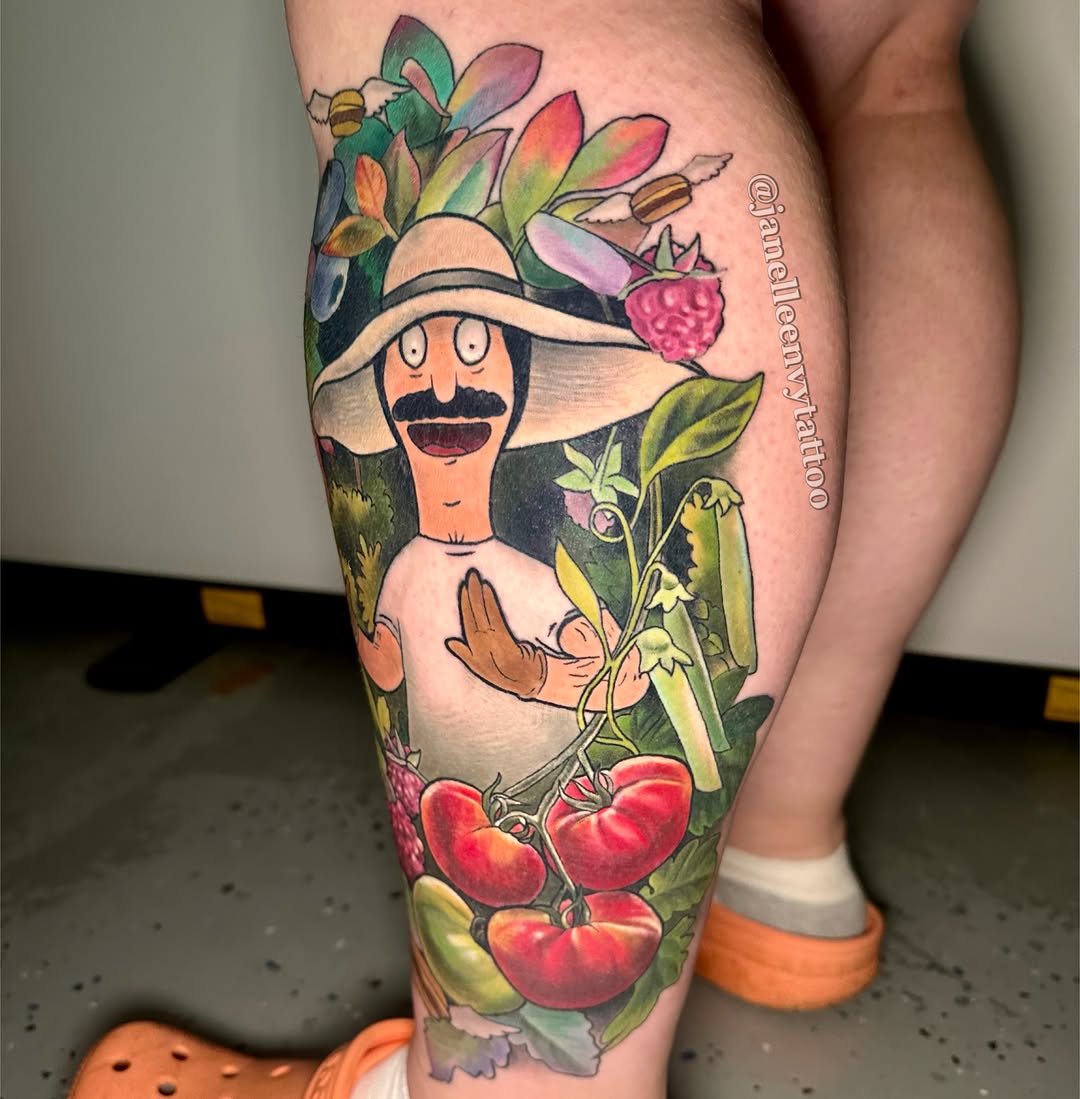 Tattoo by @janelleenvytattoo โ new_school, anime