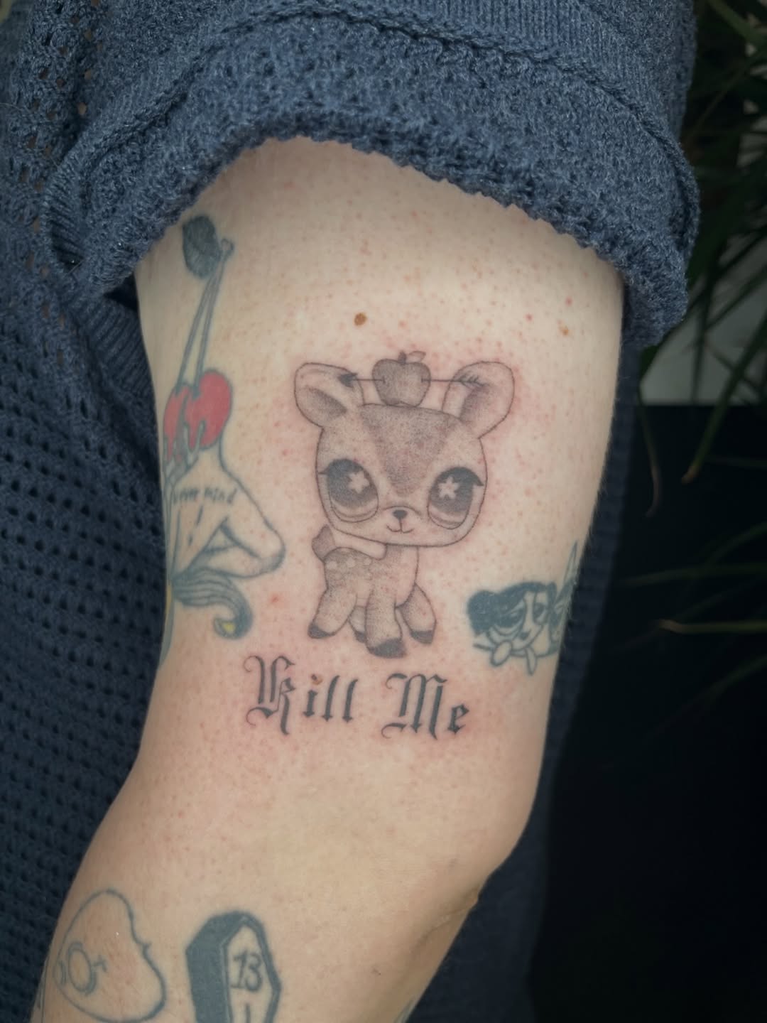 Tattoo by @kyramonterrosa — illustrative, lettering_script