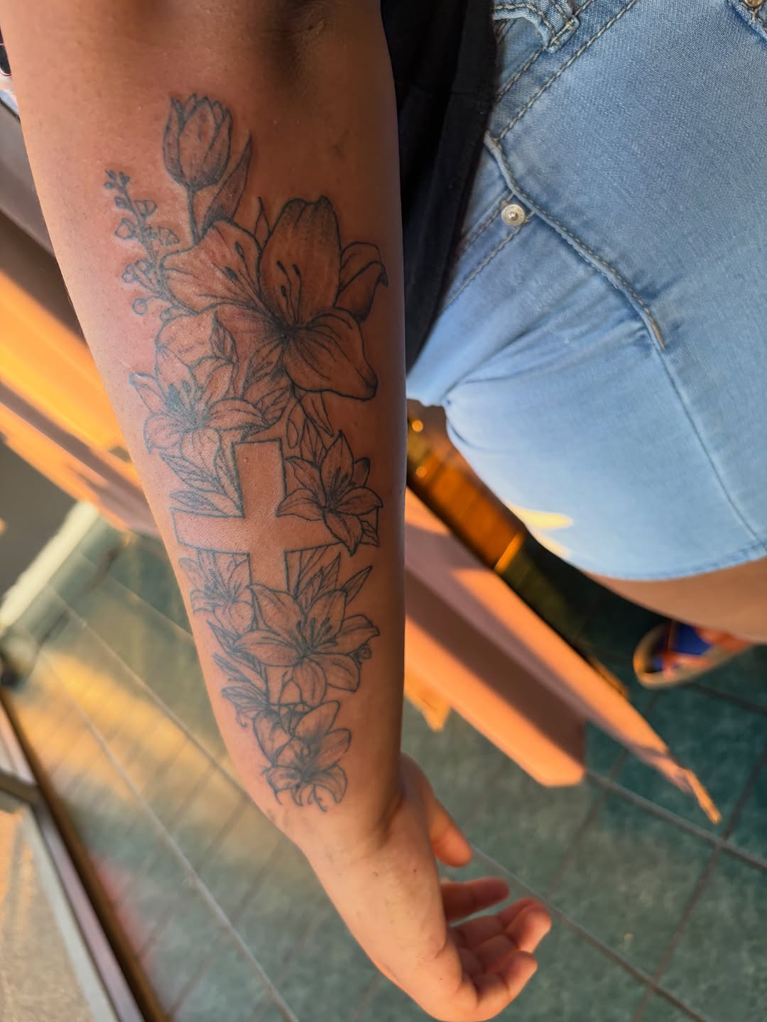 Tattoo by @blacksaddleink — illustrative, black_and_grey