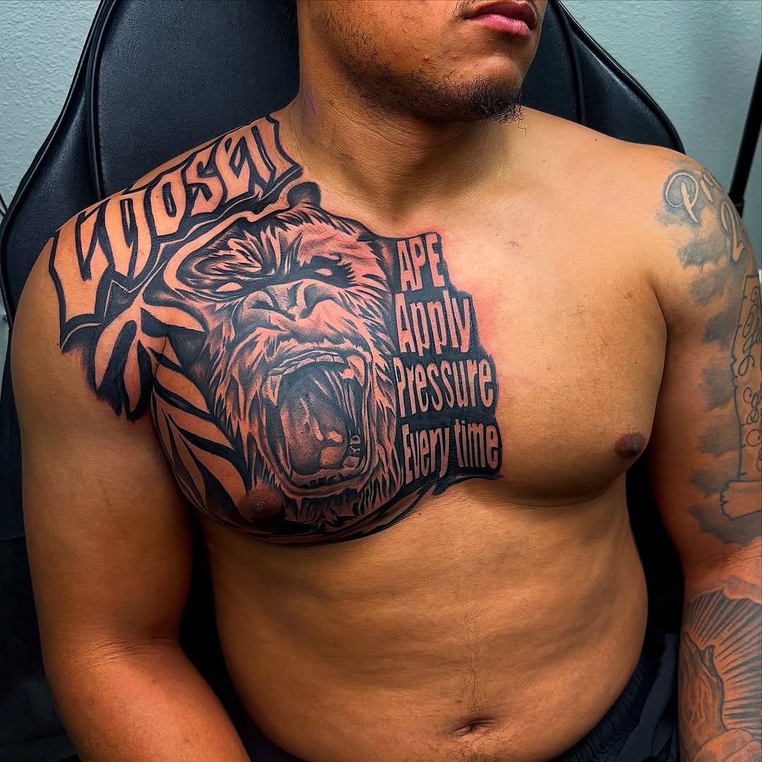 Tattoo by @officialdwaynedurham_ink — black_and_grey