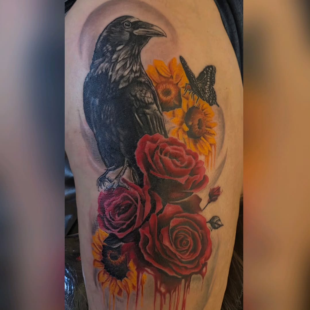 Tattoo by @samanthamcquillanart โ realism, black_and_grey