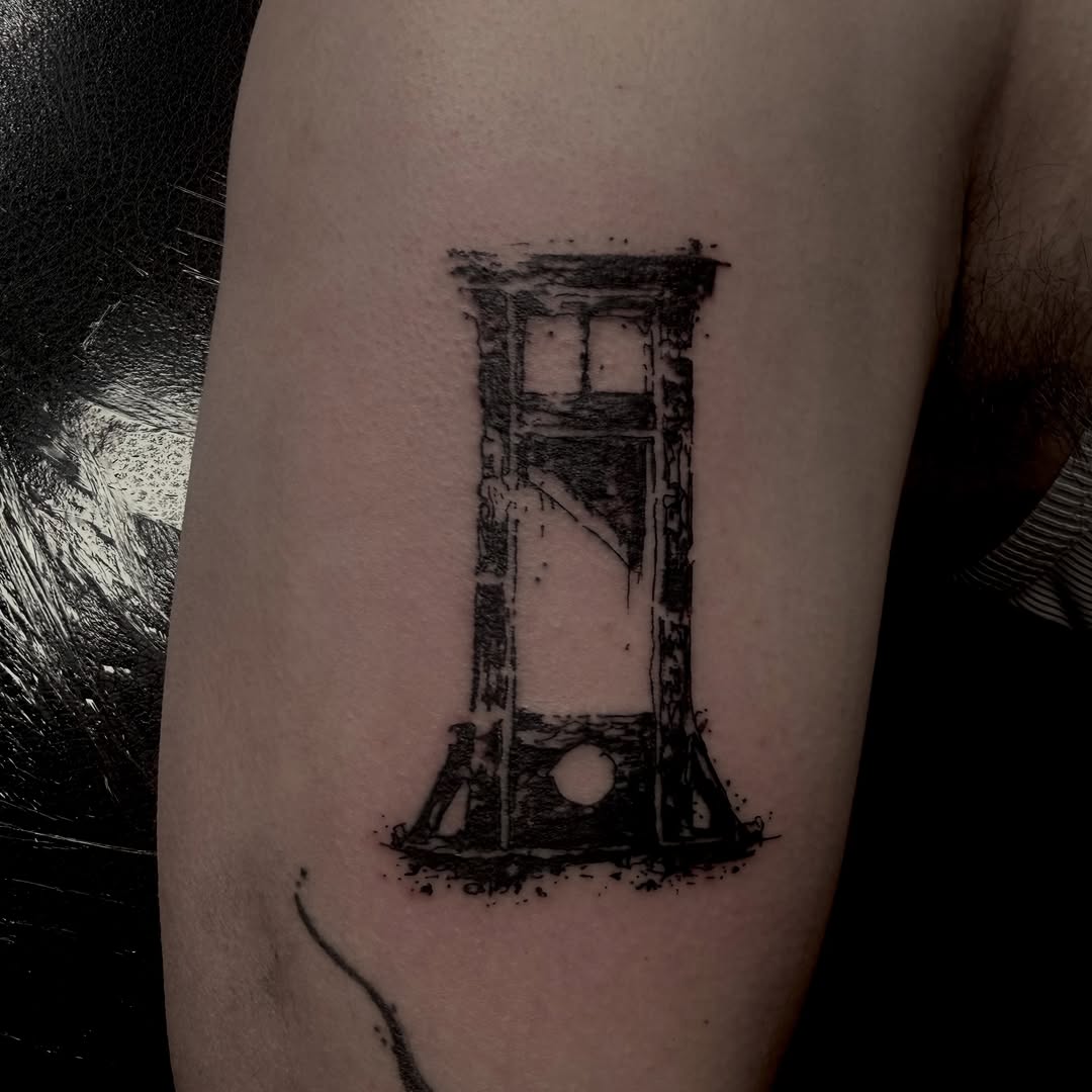 Tattoo by @jordystrange — blackwork, illustrative