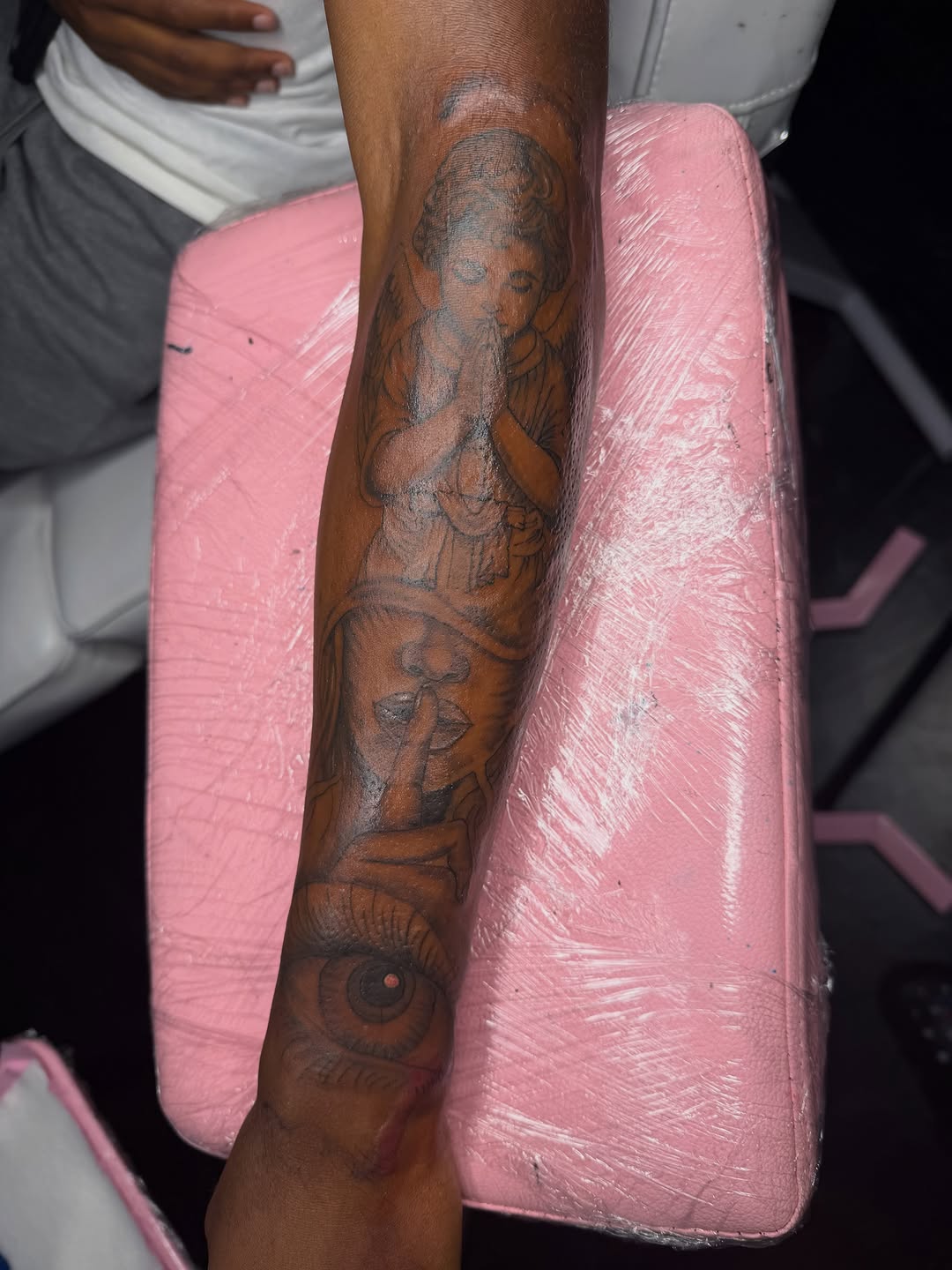 Tattoo by @addicted222inkk_ β black_and_grey