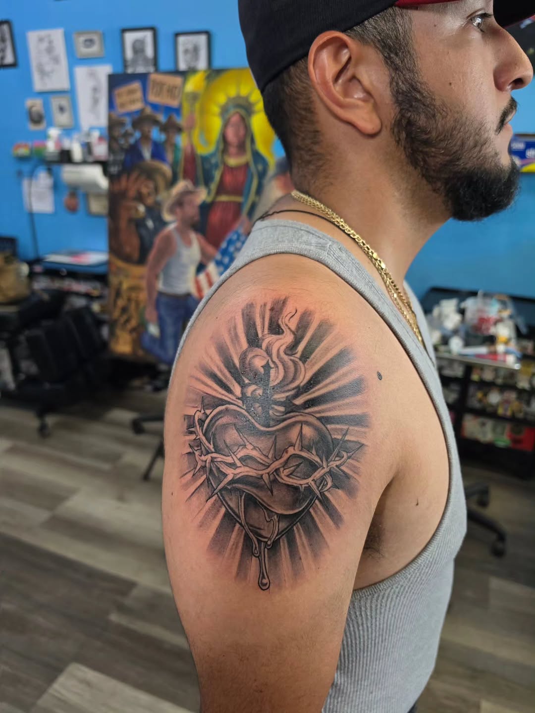 Tattoo by @tattoobytats โ black_and_grey, illustrative