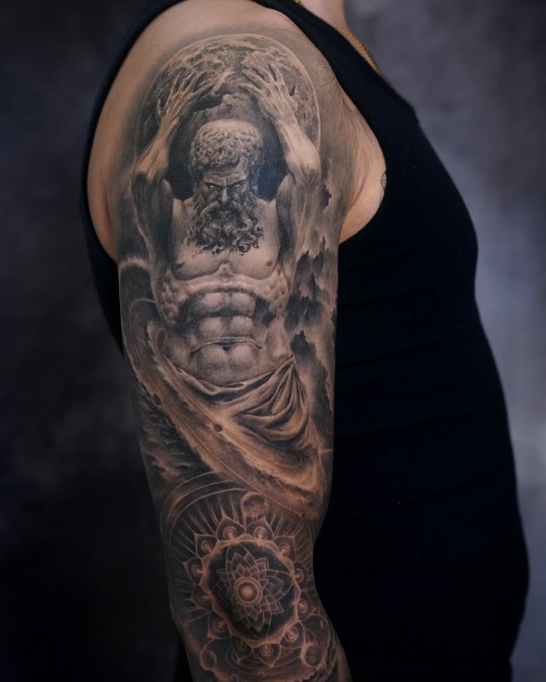 Tattoo by @sean_tattoos β realism, black_and_grey