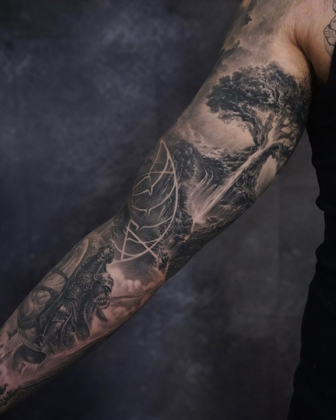 Tattoo by @sean_tattoos β realism, black_and_grey