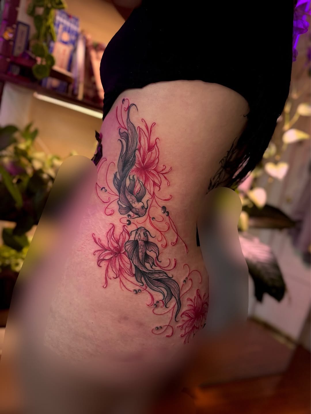 Tattoo by @angietatts — black_and_grey