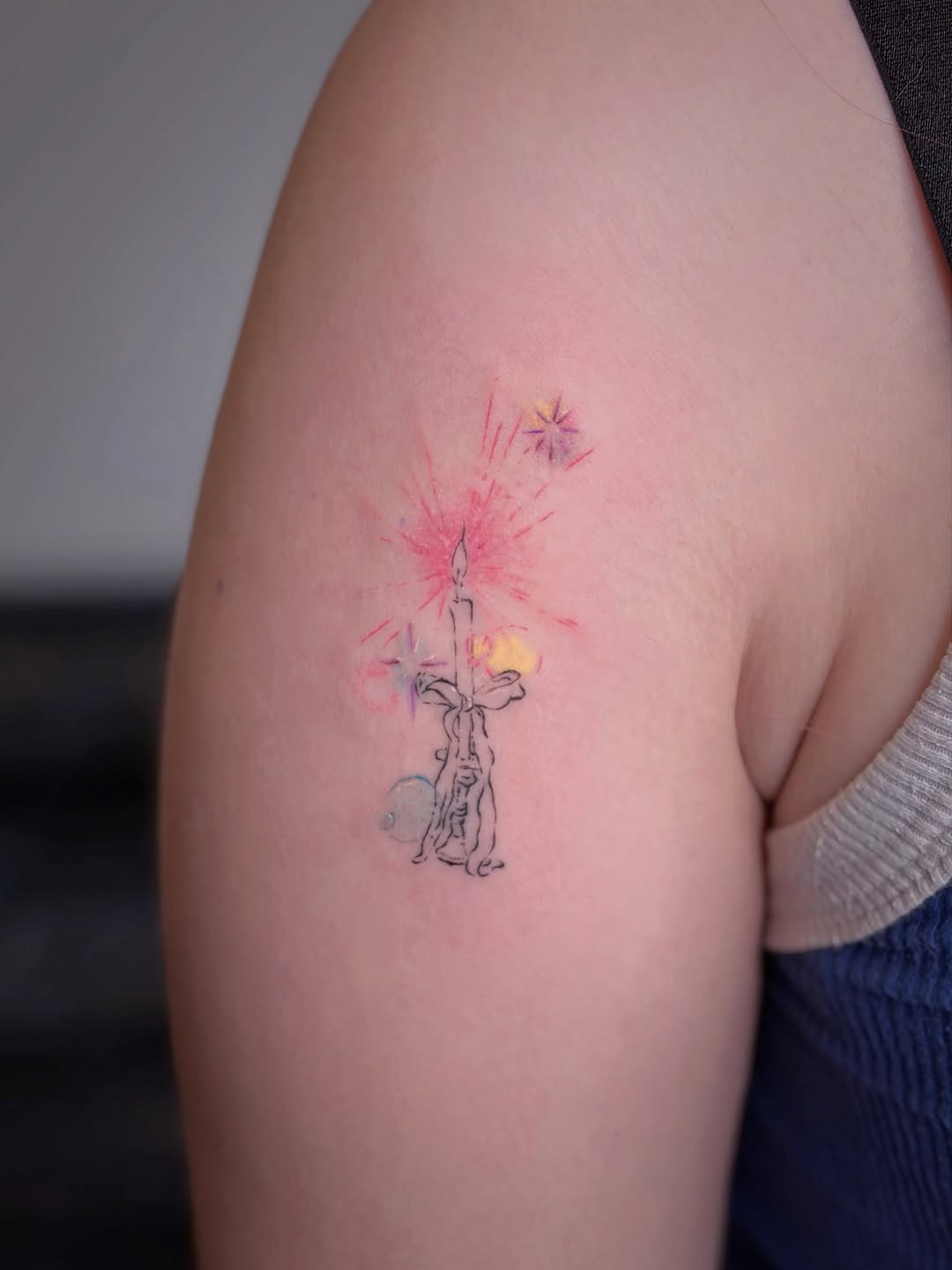 Tattoo by @kiko.work7 — fine_line, watercolor