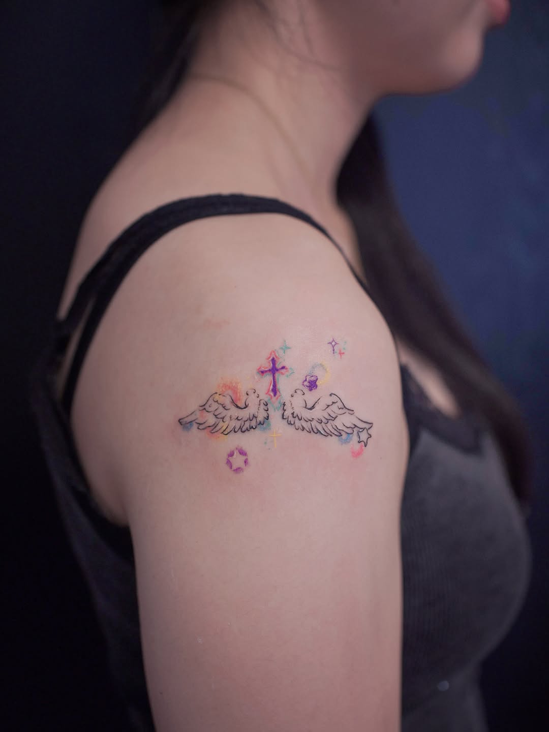 Tattoo by @kiko.work7 — fine_line, watercolor