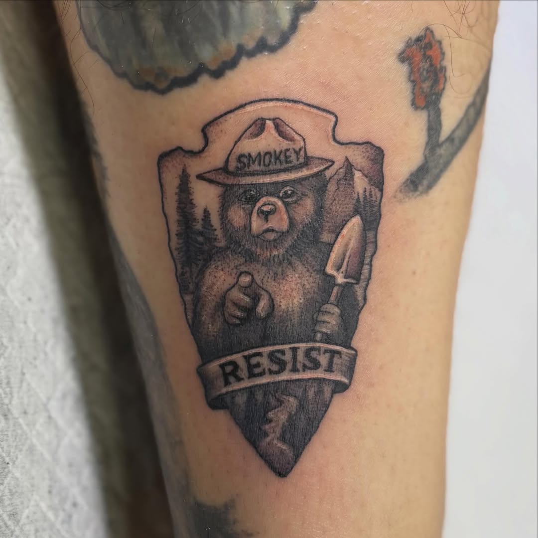 Tattoo by @_olive_tattoos_ — black_and_grey, illustrative