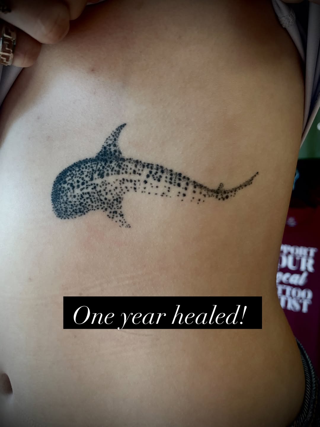 Tattoo by @bone.hands — dotwork, black_and_grey