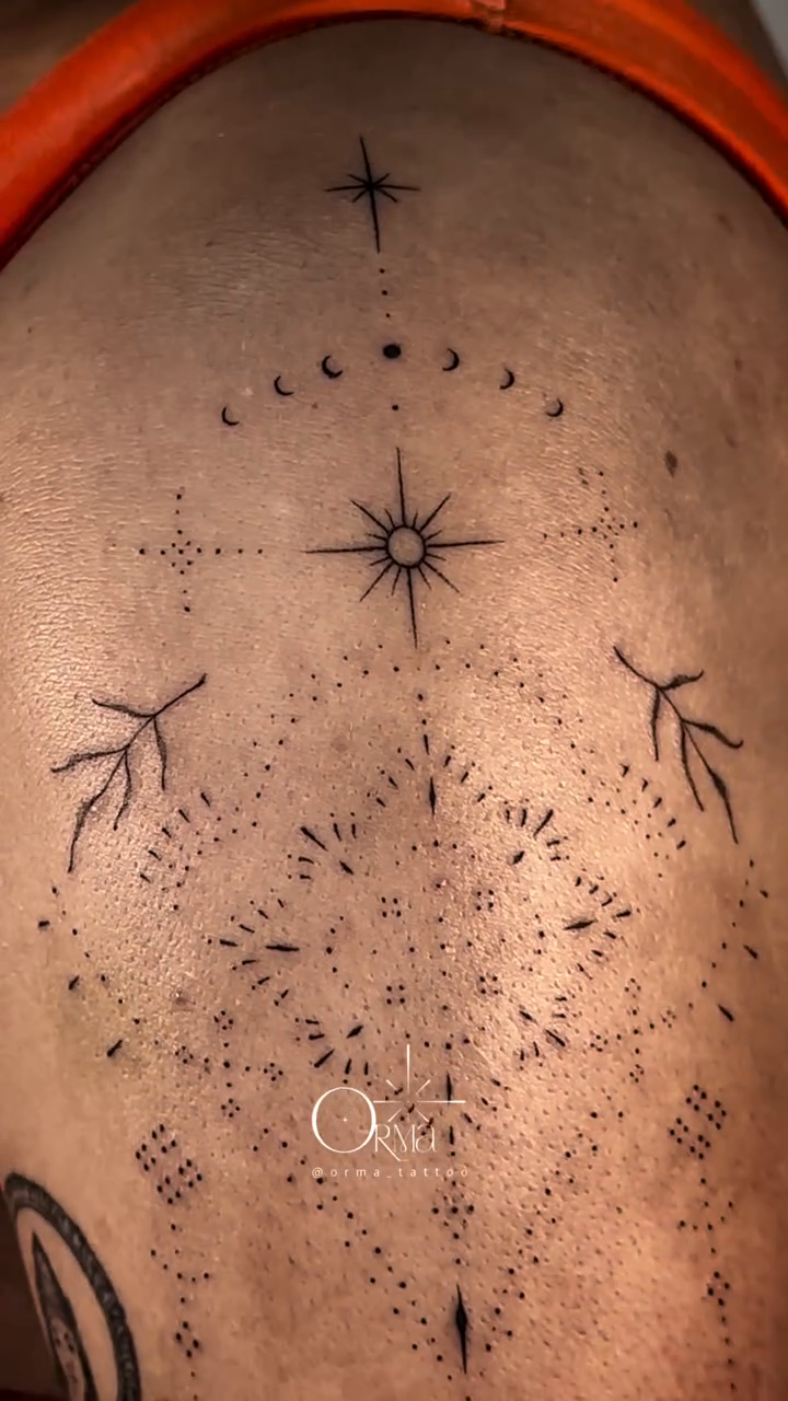 Tattoo by @orma_tattoo — geometric, dotwork