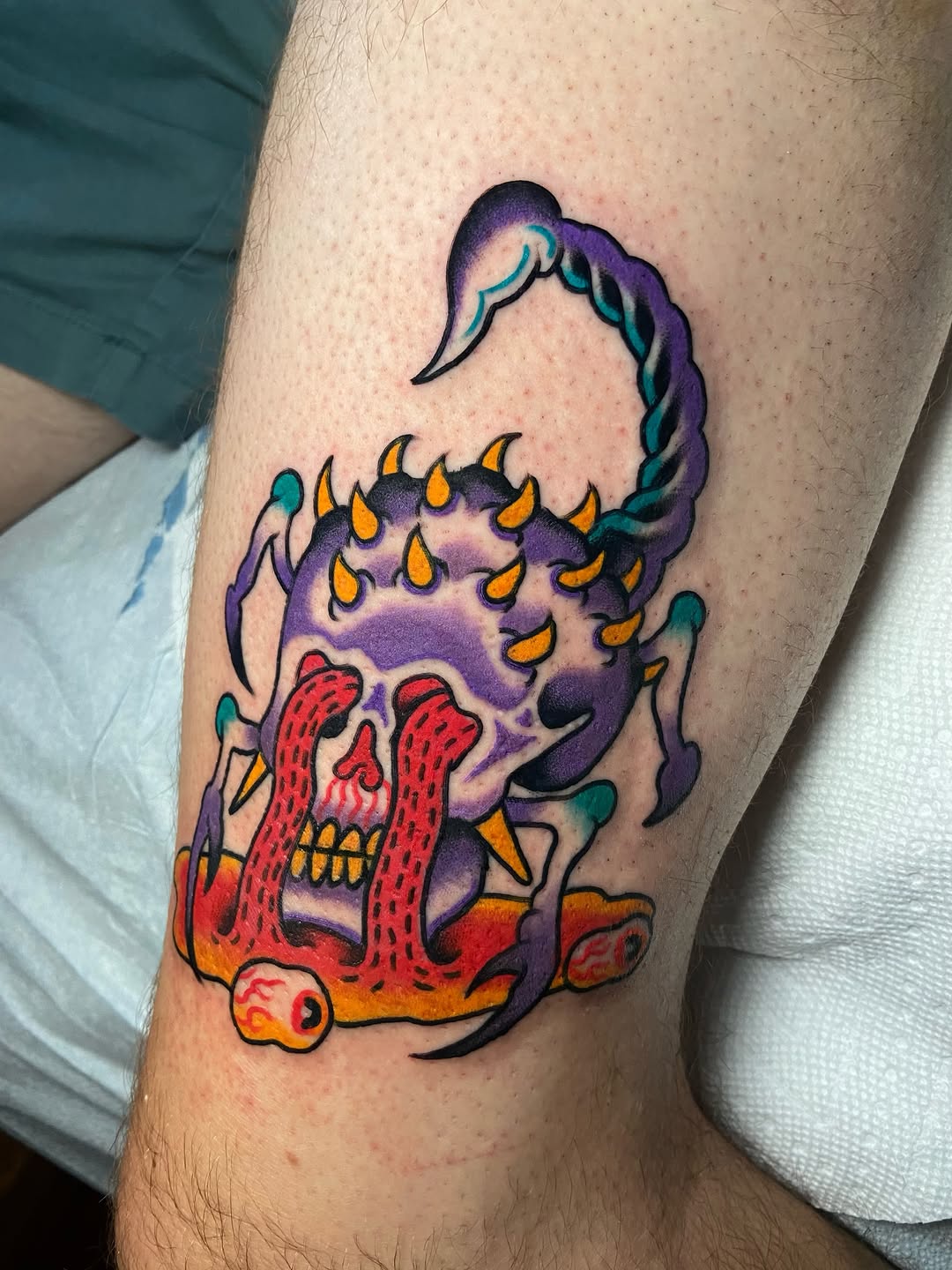 Tattoo by @ooeygooeybishop โ american_traditional, new_school