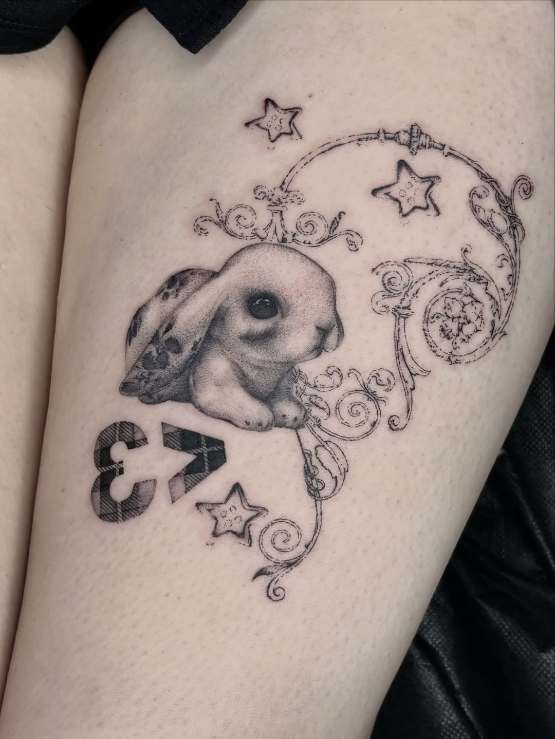 Tattoo by @scratchedupp โ black_and_grey