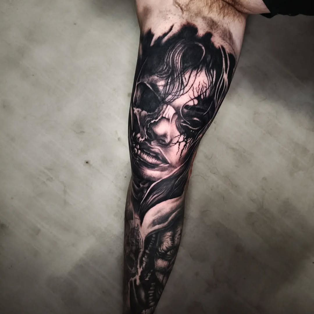 Tattoo by @mitkotattoobromley — realism, dark_realism
