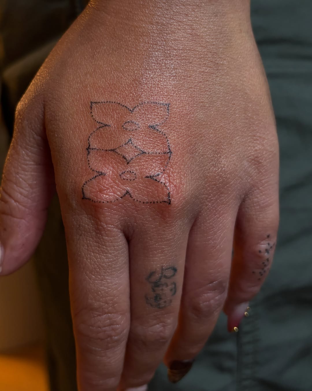 Tattoo by @drawnfromemories — blackwork