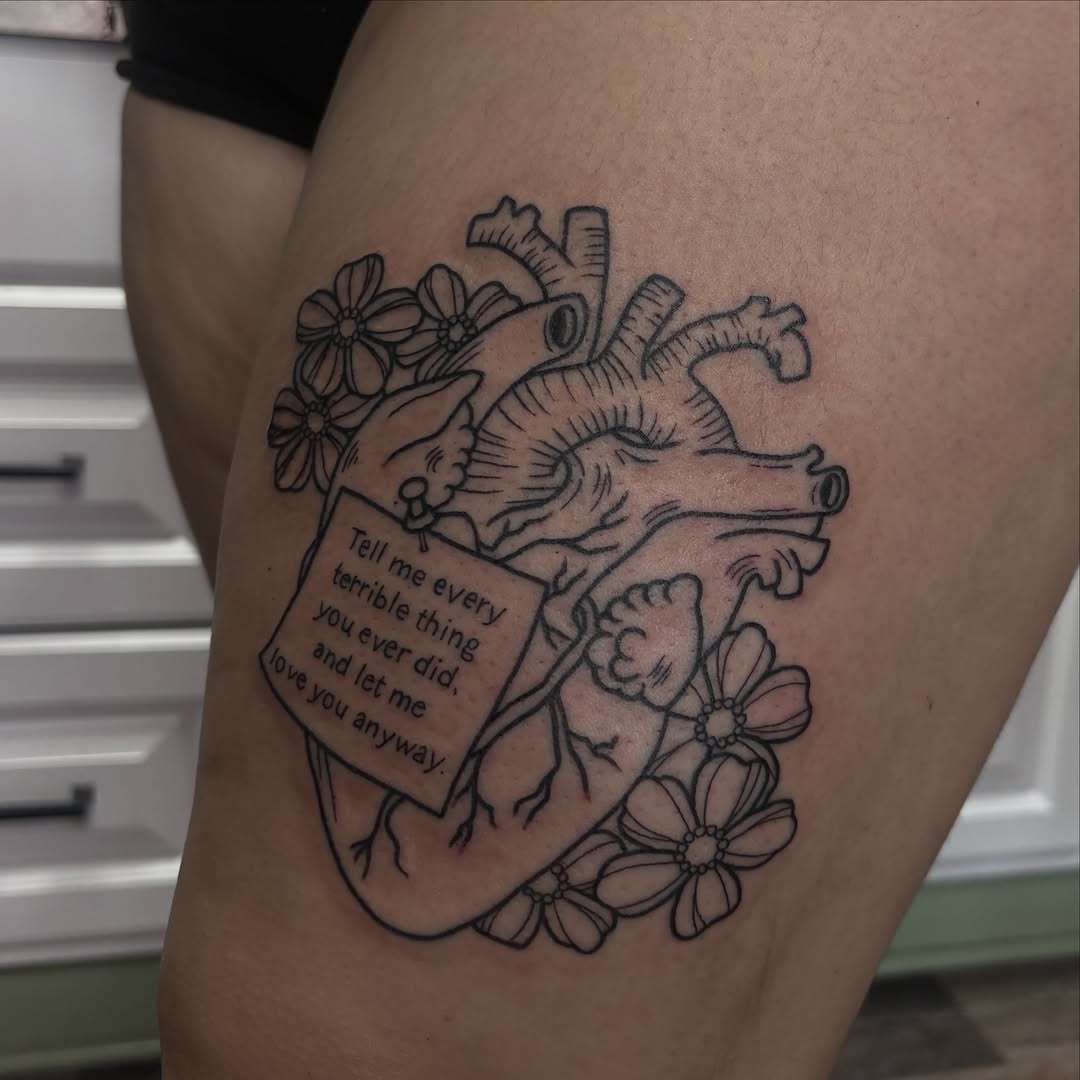 Tattoo by @tattoosbyemilyruth — lettering_script, fine_line
