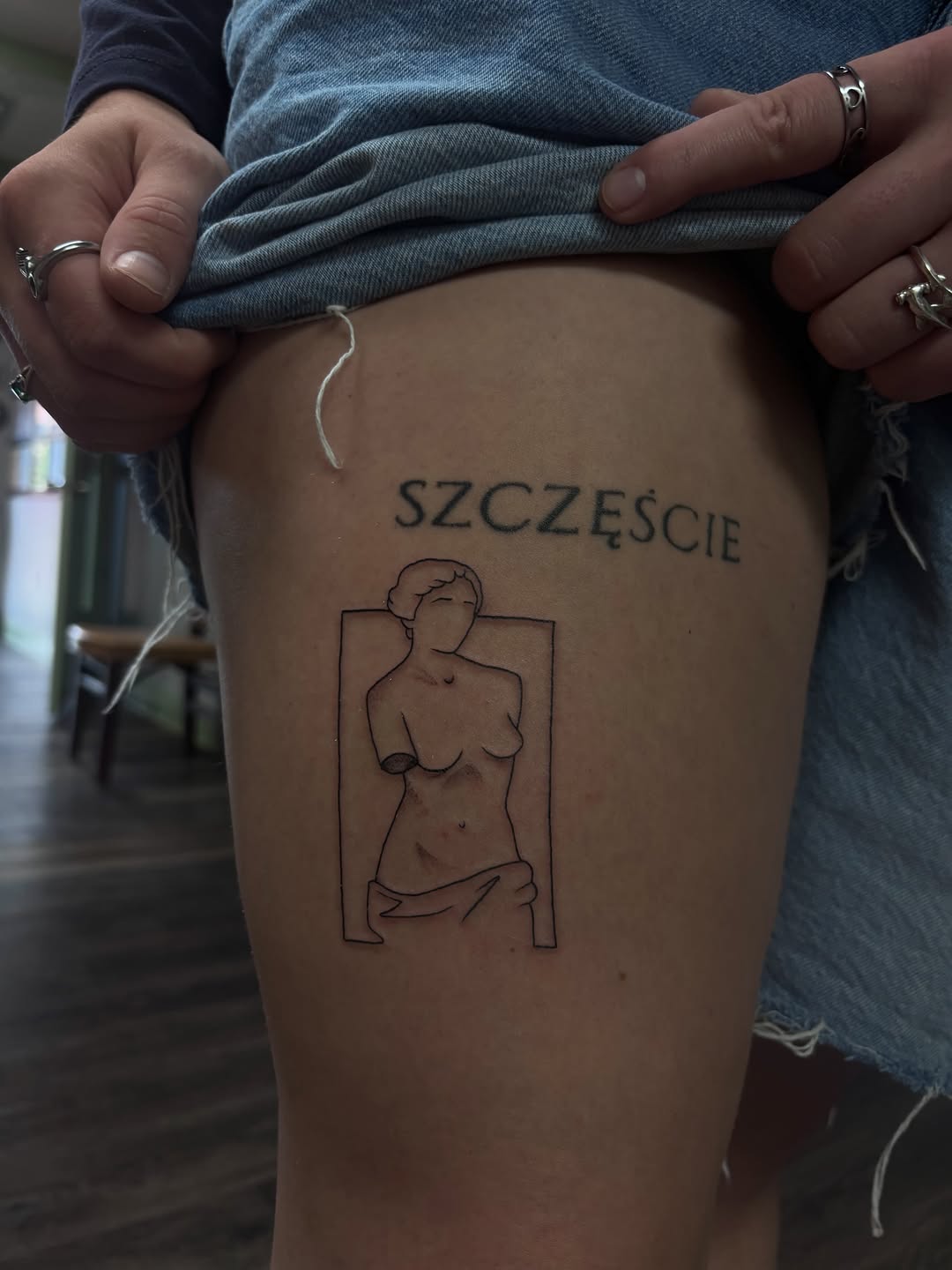 Tattoo by @tattoosbyemilyruth — lettering_script, fine_line