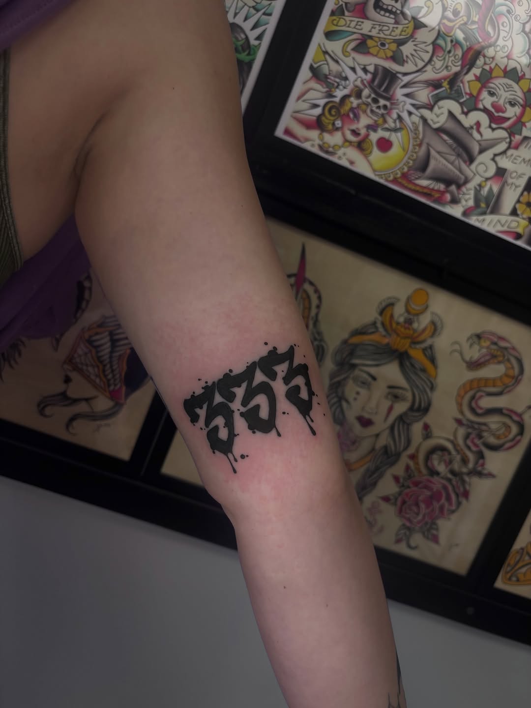 Tattoo by @tattoosbyemilyruth — lettering_script, blackwork