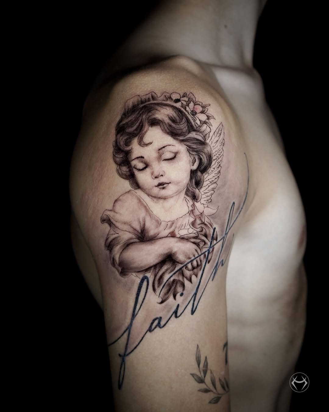 Tattoo by @malisarsilmaz — realism, lettering_script