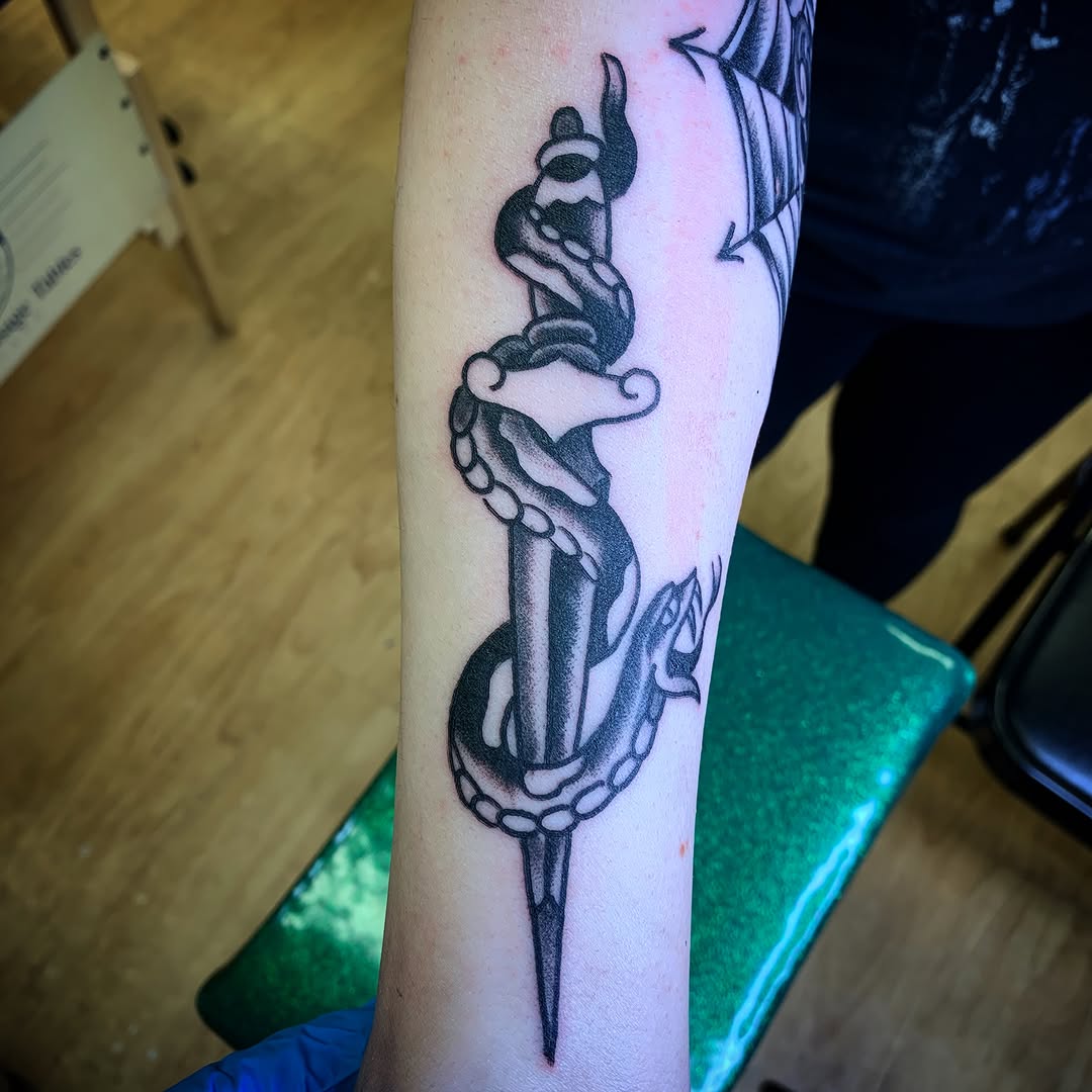 Tattoo by @tuff_tatz — american_traditional, illustrative