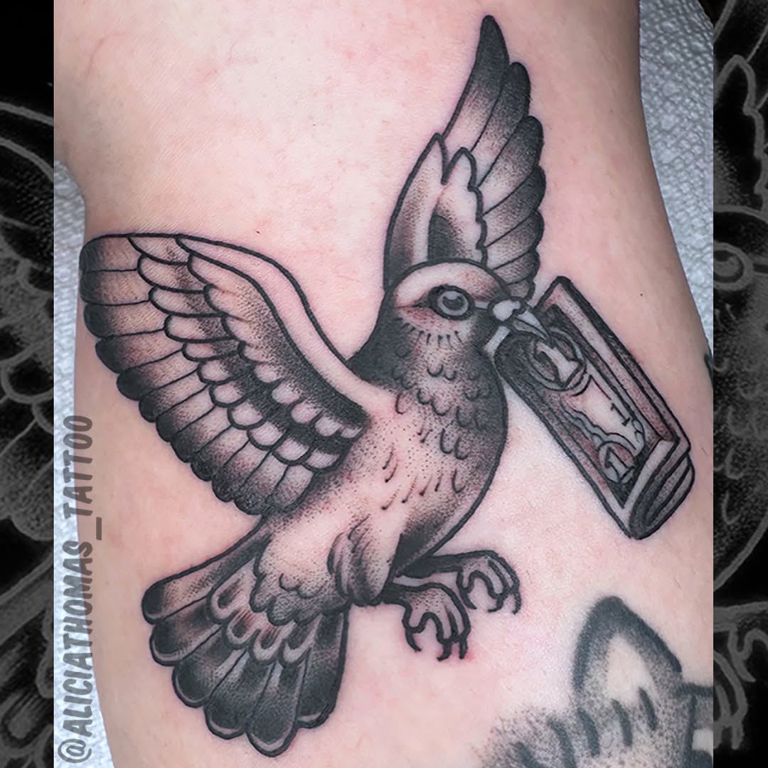 Tattoo by @aliciathomas_tattoo β black_and_grey