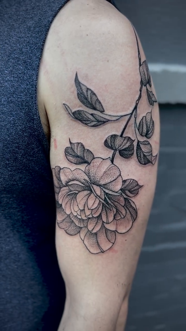 Tattoo by @ryanwillardtattoo — black_and_grey